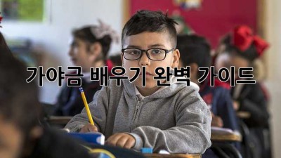 가야금 배우기: 완벽 가이드